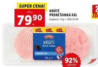 Lidl Krůtí prsní šunka xxl, 300 g nabídka