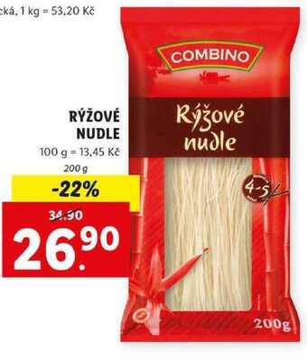 Lidl Rýžové nudle, 200 g nabídka