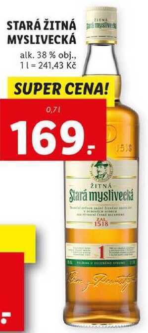 Lidl Stará žitná myslivecká, 0,7 l nabídka