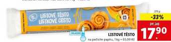 Lidl Listové těsto, 275 g nabídka