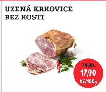 RABBIT řeznictví Uzená krkovice bez kosti, 100 g nabídka