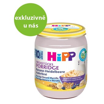 Rohlik.cz Hipp bio snídaňová ovesná kaše s banánem a borůvkami nabídka