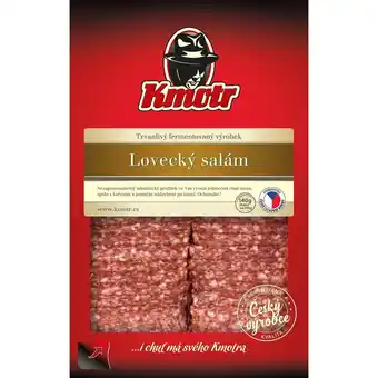 Kmotr lovecký salám krájený