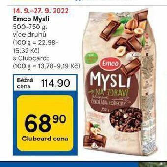 Tesco Emco mysli nabídka