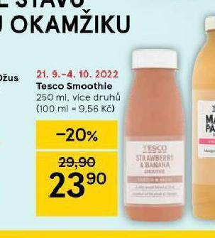 Tesco Tesco smoothie nabídka