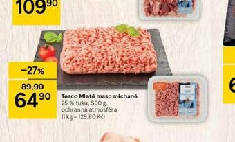 Tesco Mleté maso míchané nabídka