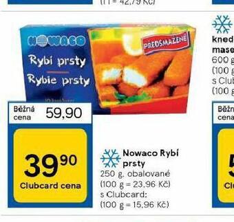 Tesco Nowaco rybí prsty nabídka