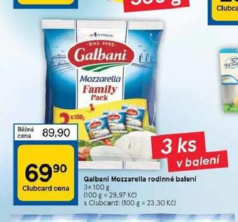 Tesco Mozzarella nabídka