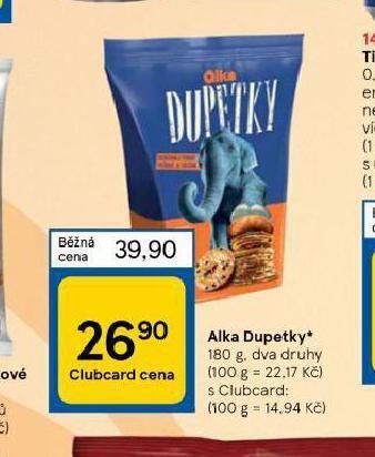 Tesco Alka dupetky nabídka