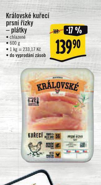 Jip Královské kuřecí prsní řízky nabídka