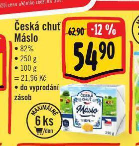 Jip Máslo nabídka