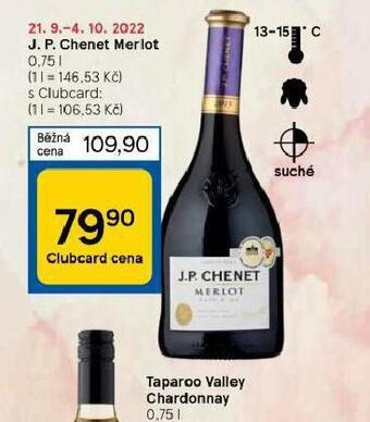Tesco J.p.chenet merlot nabídka