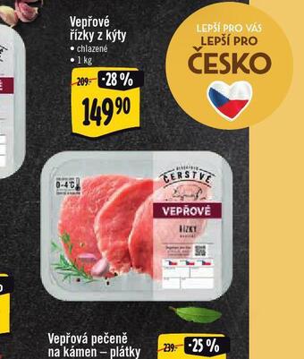 Jip Vepřové řízky z kýty nabídka