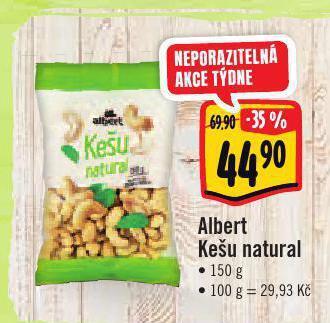 Jip Kešu natural nabídka