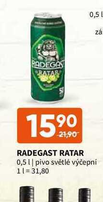 Terno Radegast ratar 0,5 l nabídka