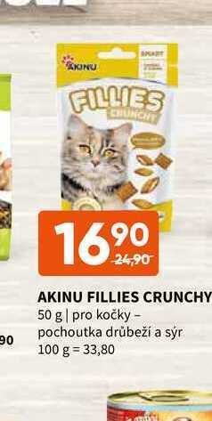 Terno Akinu fillies crunchy 50 g nabídka