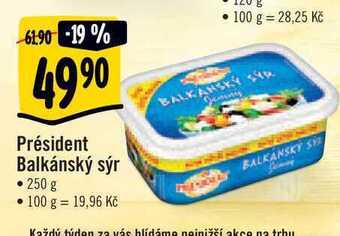 Albert Président balkánský sýr • 250 g nabídka