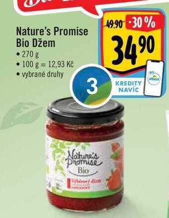 Albert Nature's promise bio džem • 270 g nabídka