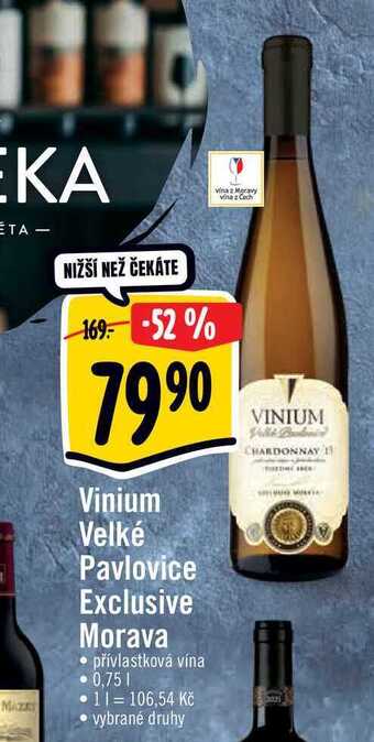 Albert Vinium velké pavlovice 0,75 l nabídka
