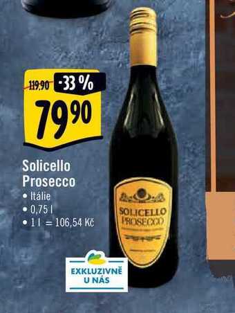Albert Solicello prosecco 0,75 l nabídka