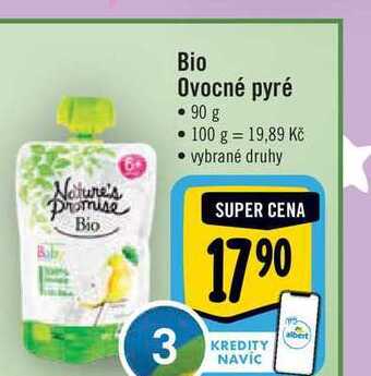 Albert Bio ovocné pyré • 90 g nabídka