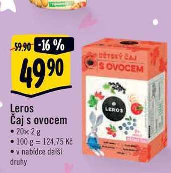 Albert Leros čaj s ovocem 20x 2 g nabídka