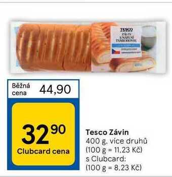Tesco Tesco závin 400 g nabídka