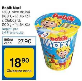 Tesco Bobík maxi 130 g nabídka