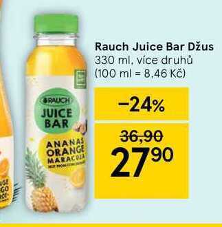 Tesco Rauch juice bar džus 330 ml nabídka