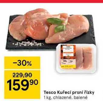 Tesco Tesco kuřecí prsní řízky 1 kg nabídka