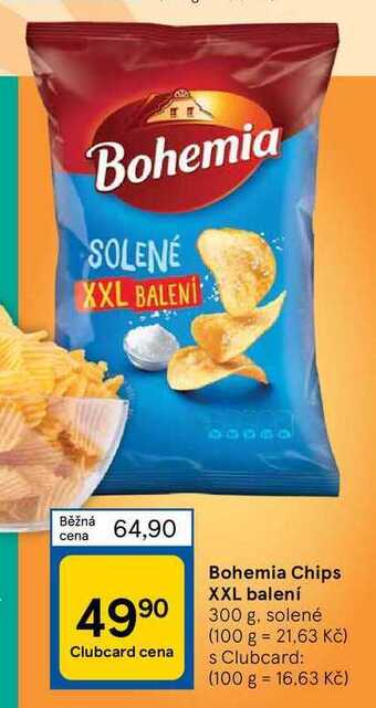 Tesco Bohemia chips xxl balení 300 g nabídka