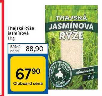 Tesco Thajská rýže jasmínová 1 kg nabídka