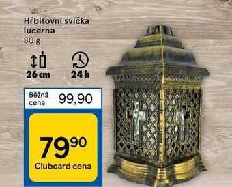 Tesco Hřbitovní svíčka lucerna 80 g nabídka