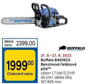 Tesco Buffalo b4516cs benzínová řetězová pila nabídka