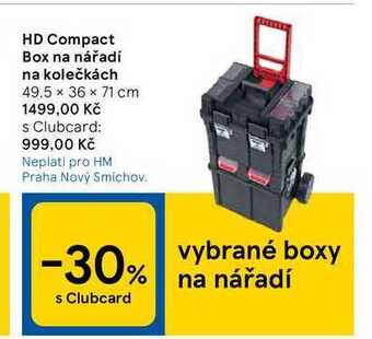Tesco Hd compact box na nářadí na kolečkách nabídka