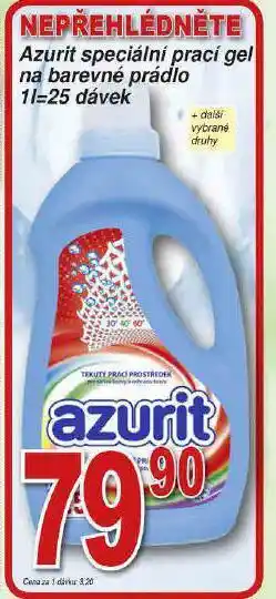 Lidl Azurit prací gel nabídka