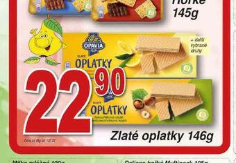 Lidl Zlaté oplatky nabídka