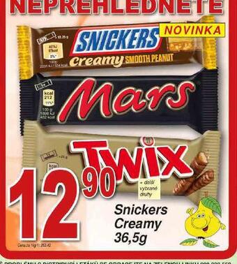 Lidl Snickers nabídka