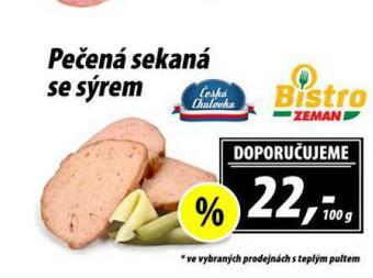 ZEMAN Pečená sekaná se sýrem nabídka