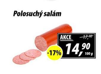 ZEMAN Polosuchý salám nabídka