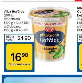 Tesco Alba hořčice nabídka