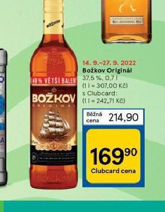 Tesco Božkov original nabídka