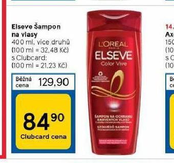 Tesco Elseve šampon nabídka