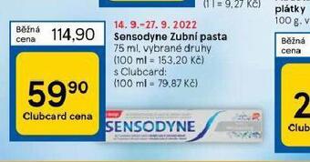 Tesco Sensodyne zubní pasta nabídka
