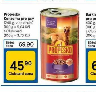 Tesco Propesko konzerva pro psy nabídka
