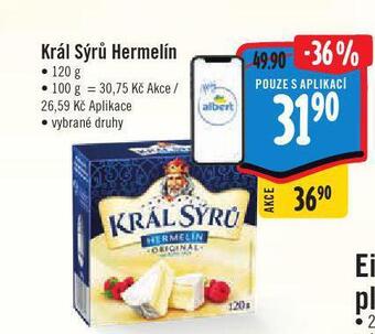Jip Král sýrů hermelín nabídka