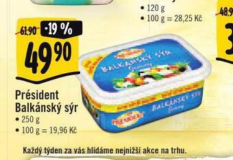 Jip Président balkánský sýr nabídka