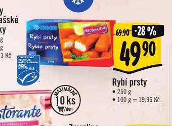 Jip Rybí prsty nabídka