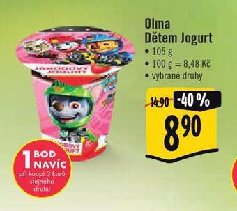 Jip Olma jogurt nabídka