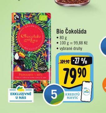 Jip Bio čokoláda nabídka